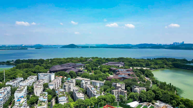 湖北武汉城市建设航拍摄影图 