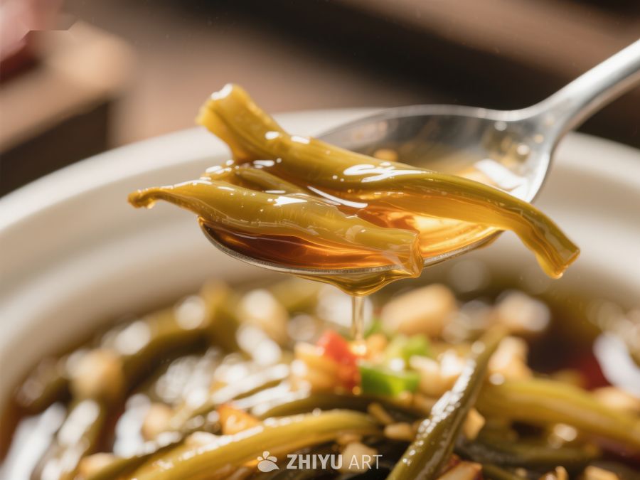 勺中豆角，美味佳肴 1357