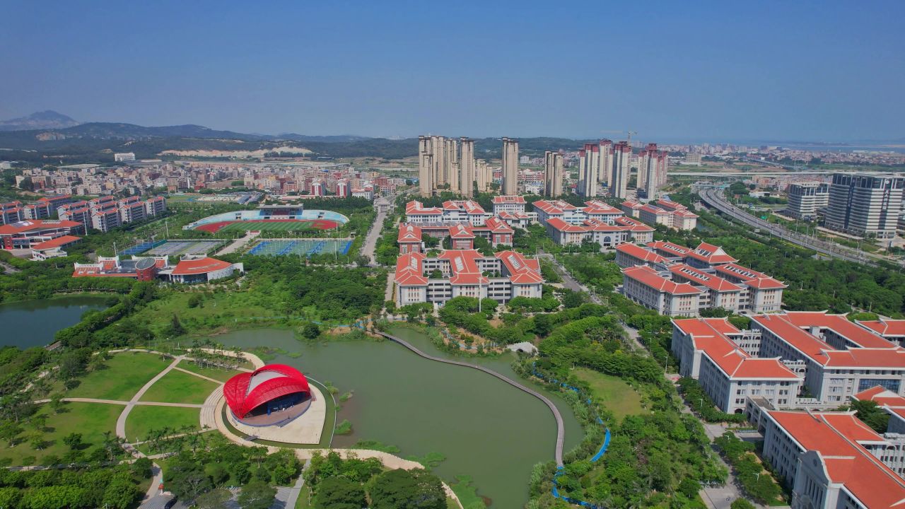 航拍厦门大学翔安校区