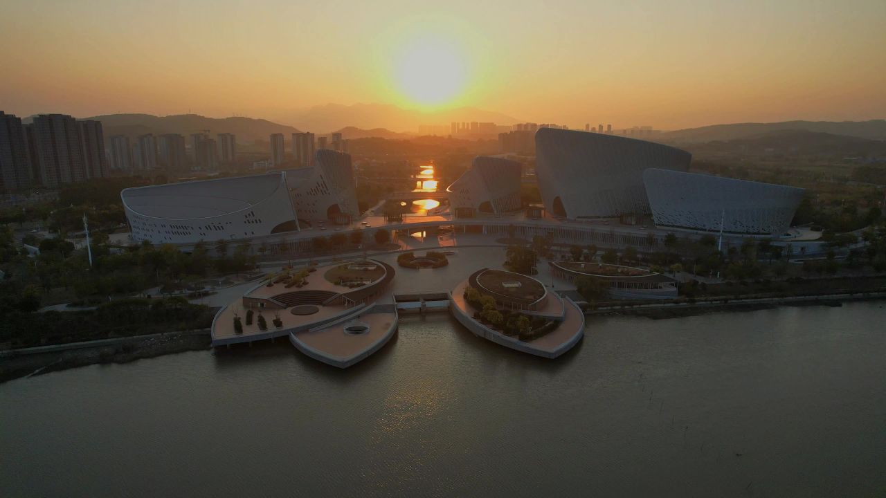 航拍福州海峡文化艺术中心 6