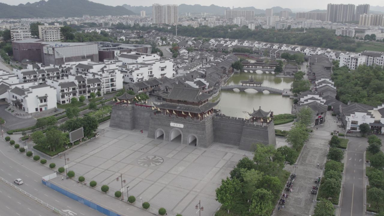 航拍古城 4