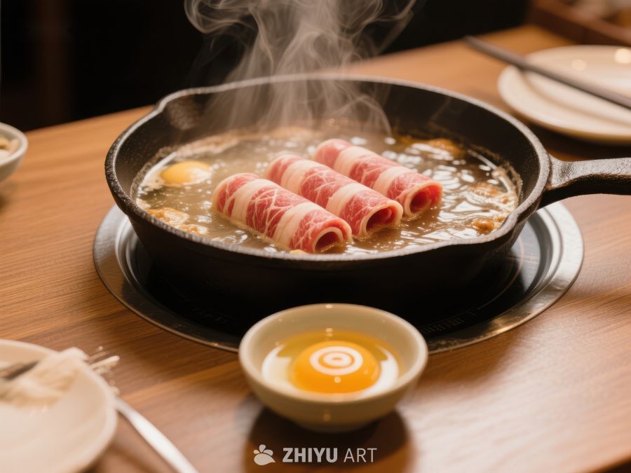 热气腾腾的煎锅牛肉卷 176