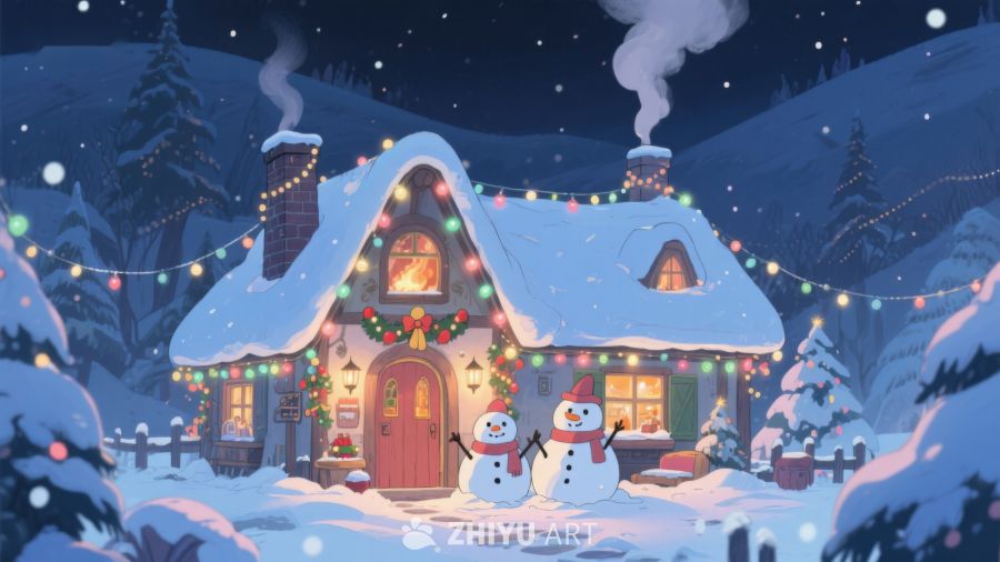 冬夜温馨小屋 96