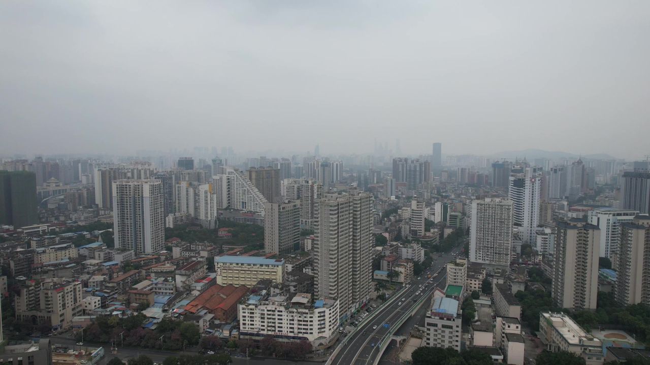 广西南宁城市风光航拍