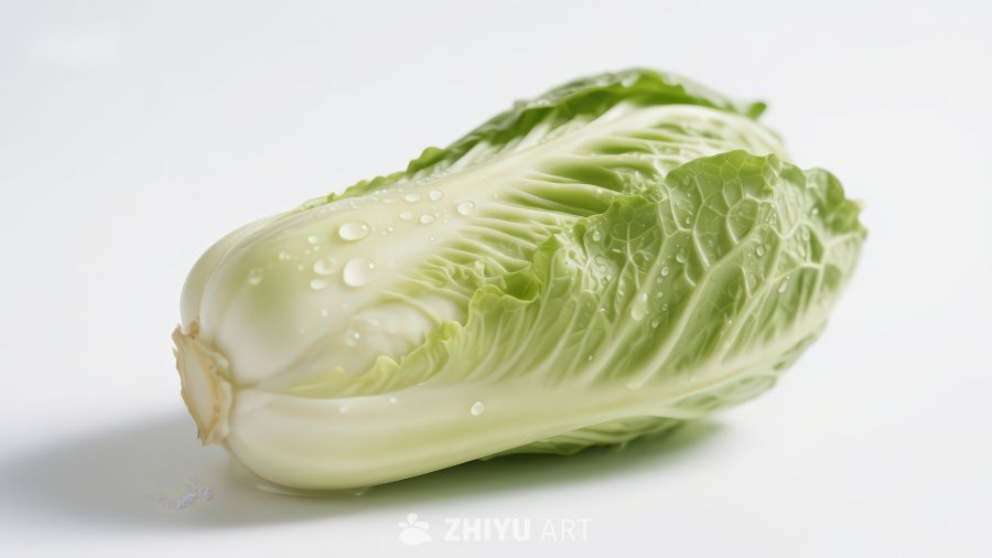 新鲜白菜特写