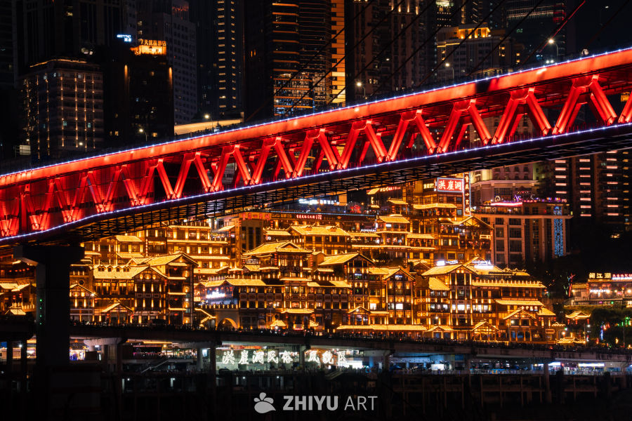 重庆洪崖洞夜景