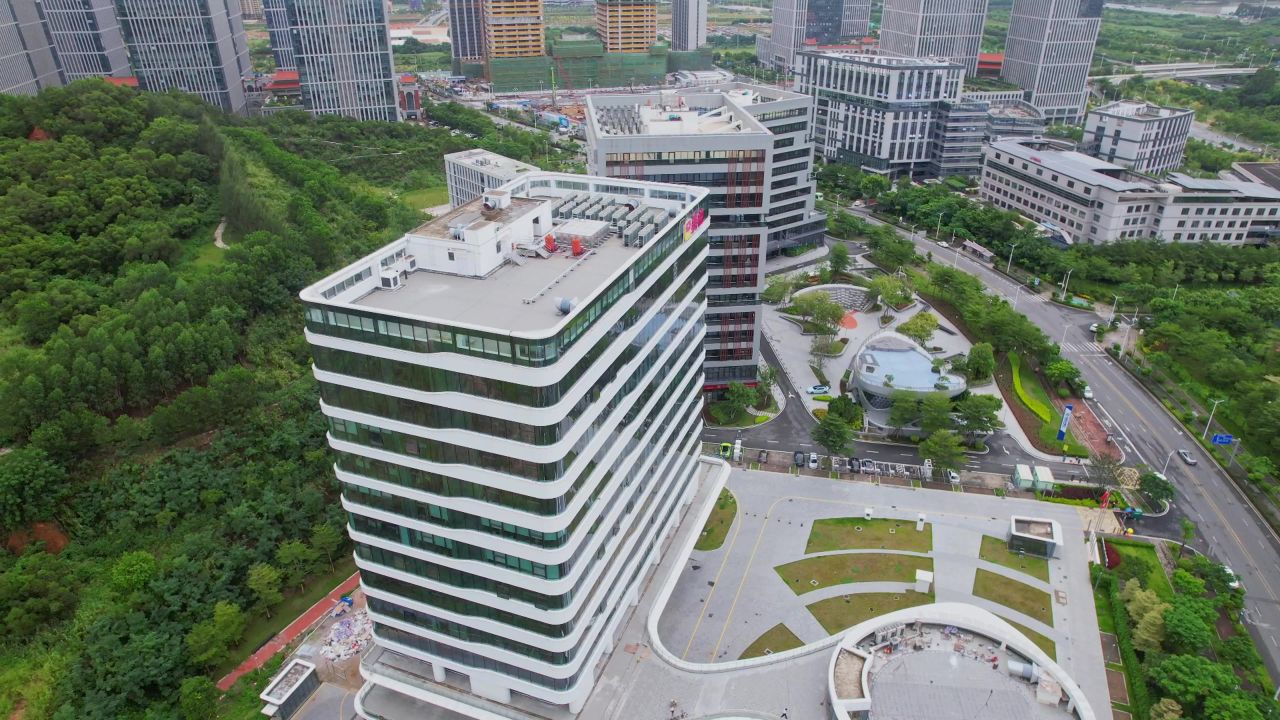 航拍厦门百通科技园
