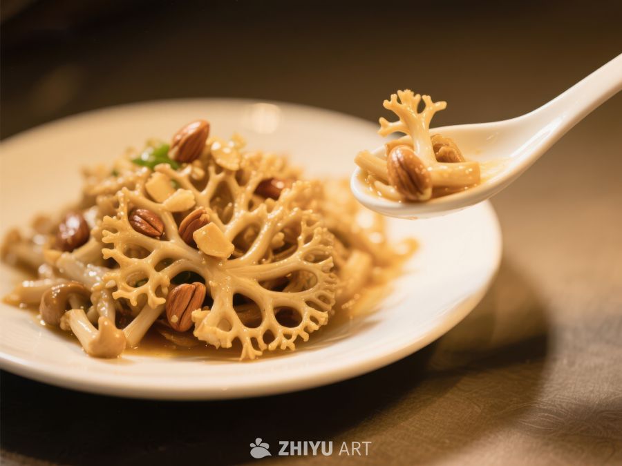 莲藕排骨汤，精致中式美食 798