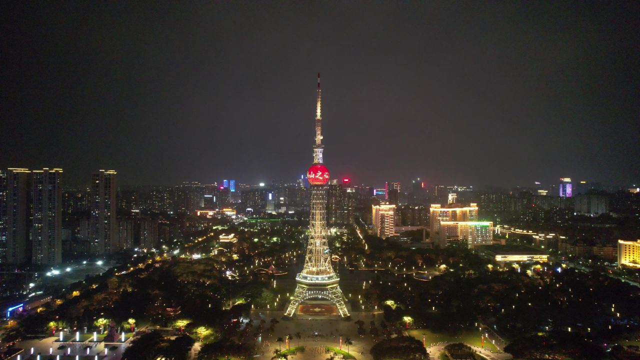 广东佛山城市夜景