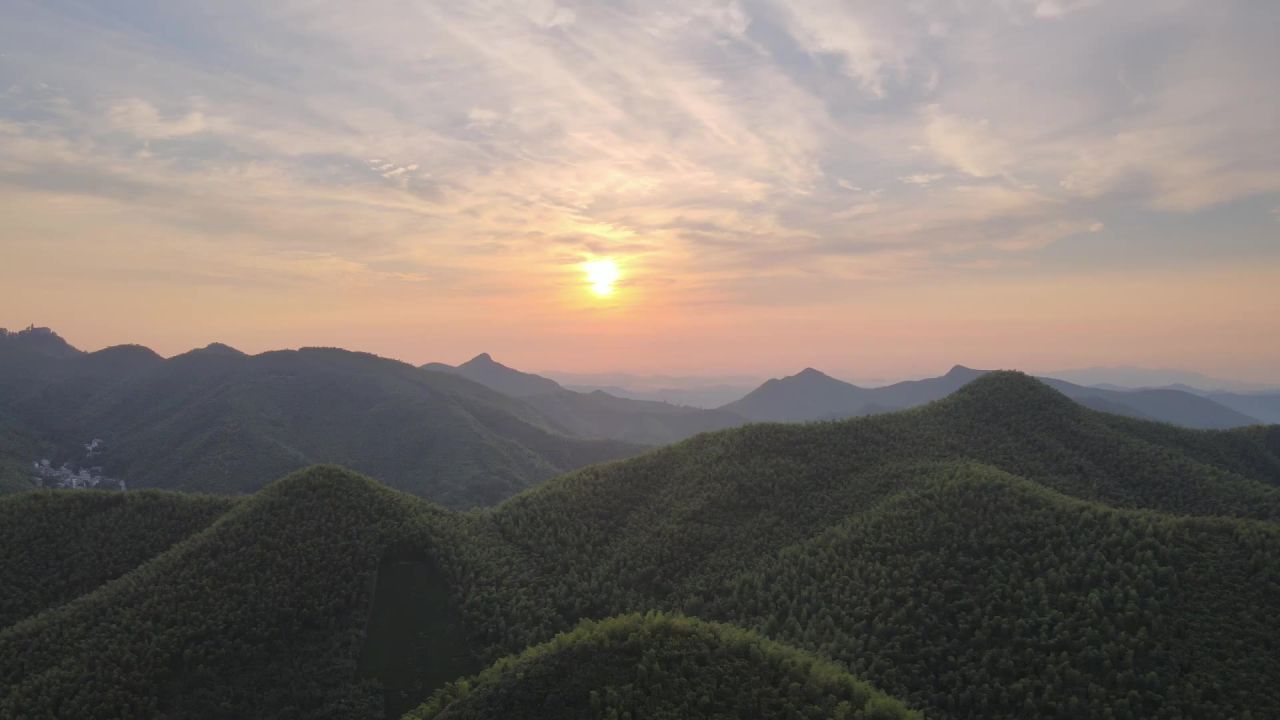 莫干山日出