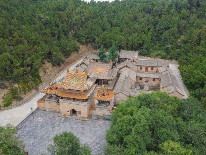 航拍山西晋城古建风光 18