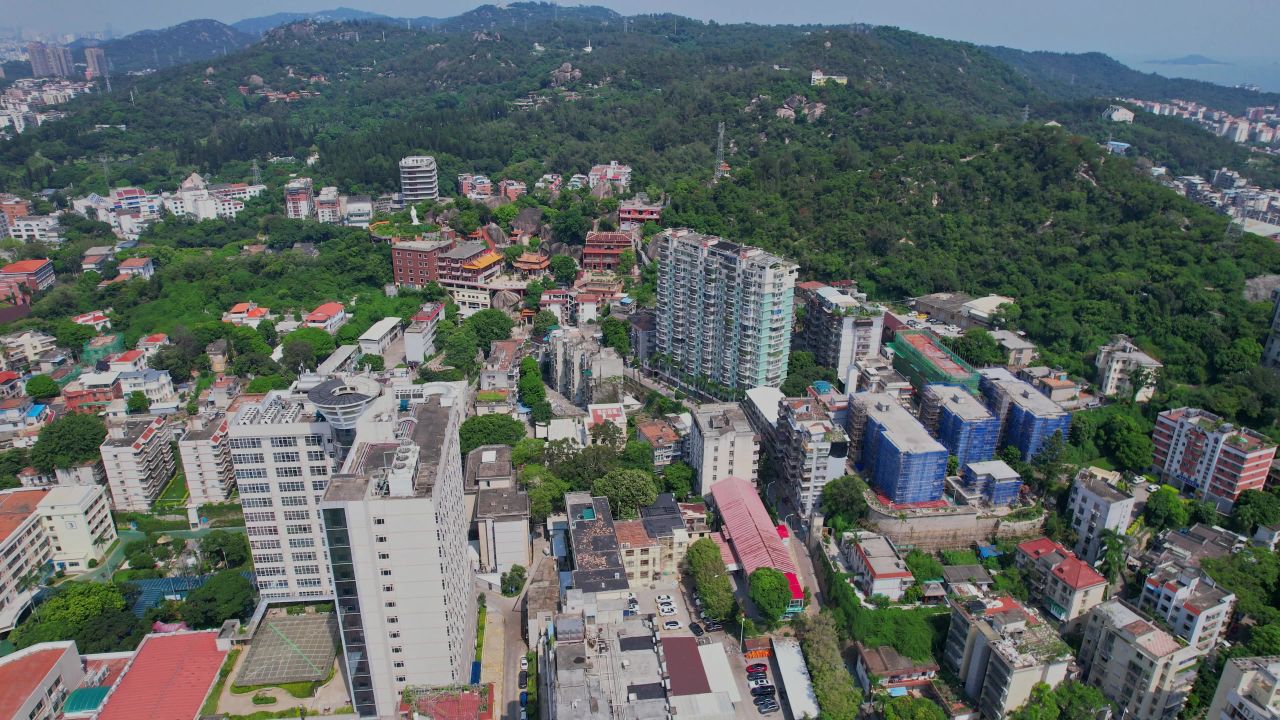 航拍厦门市第一医院