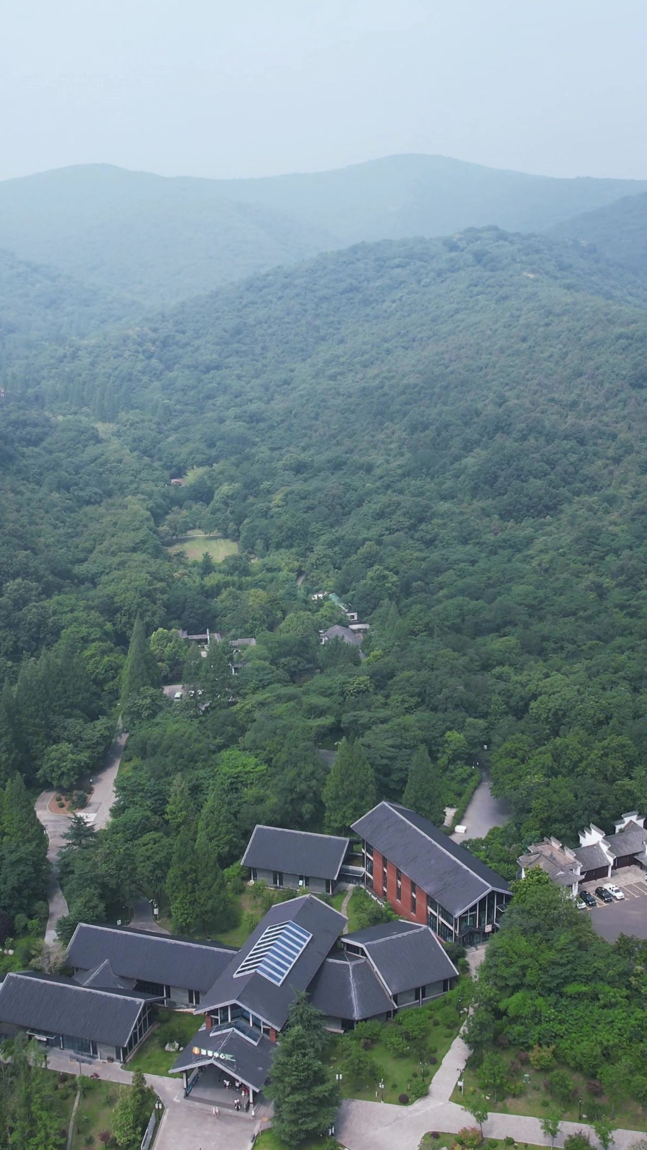 安徽滁州琅琊山4A景区竖屏航拍  