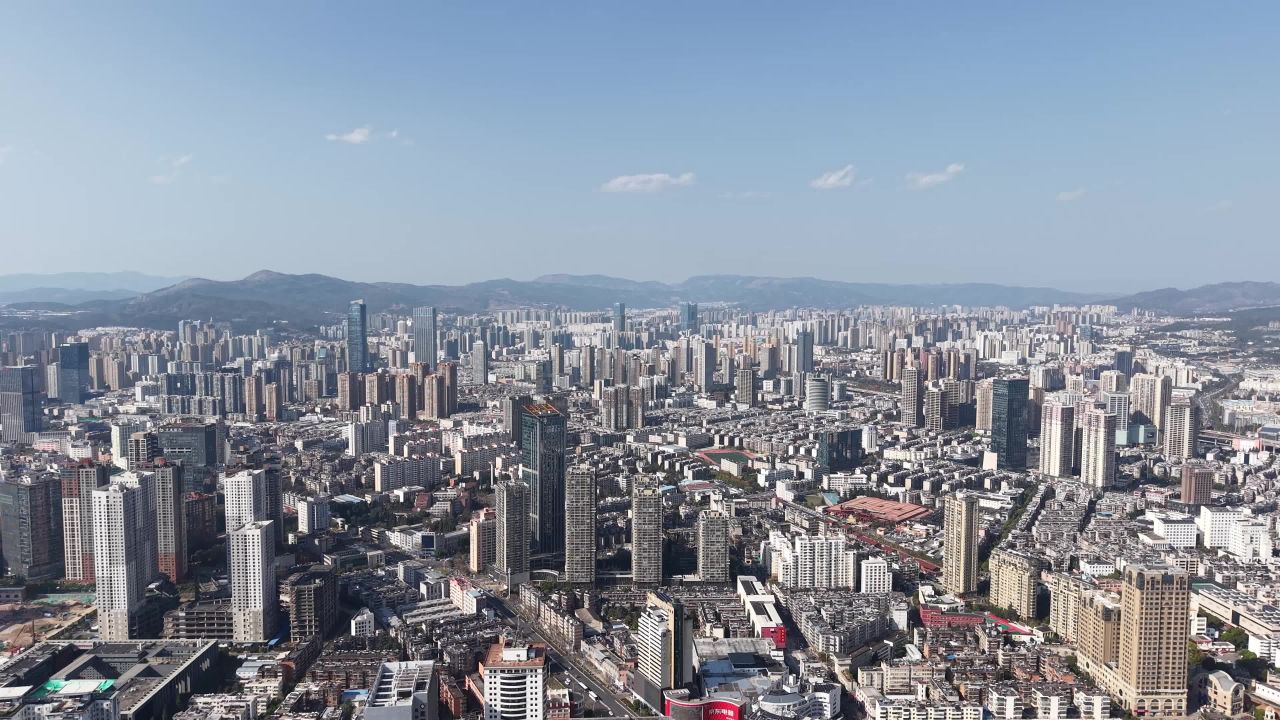 现代都市全景俯瞰