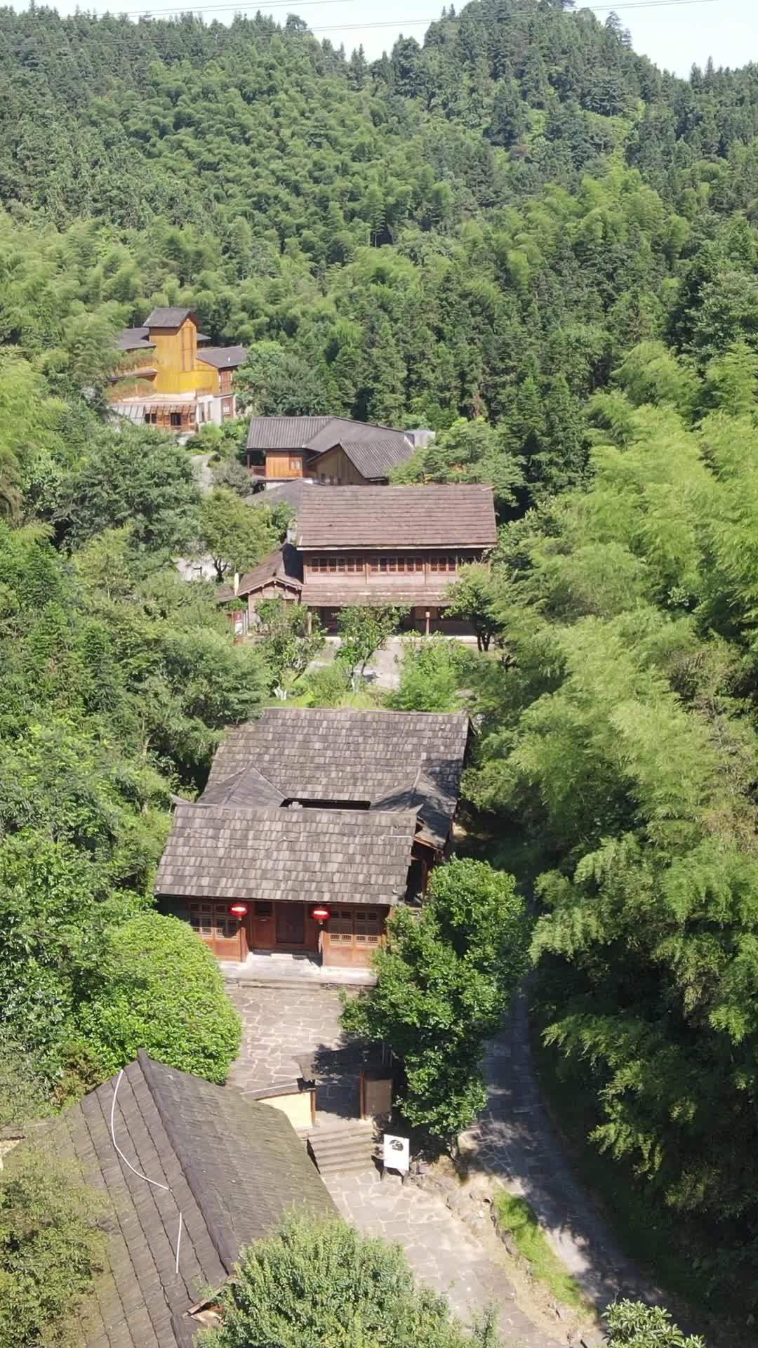 竹林深处的古村落
