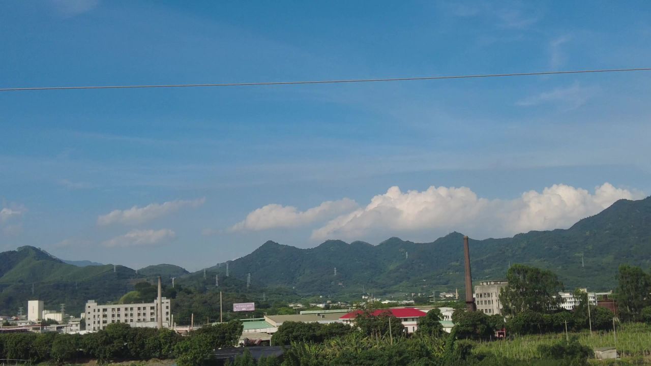 旅途火车高铁窗外风景风光实拍 