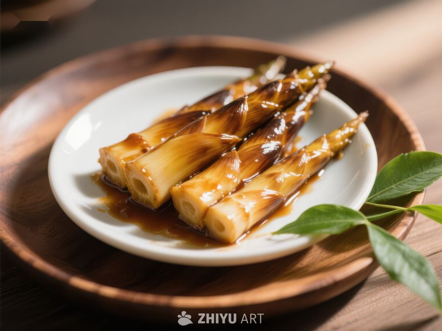 酱汁竹笋，清新雅致的美食 328