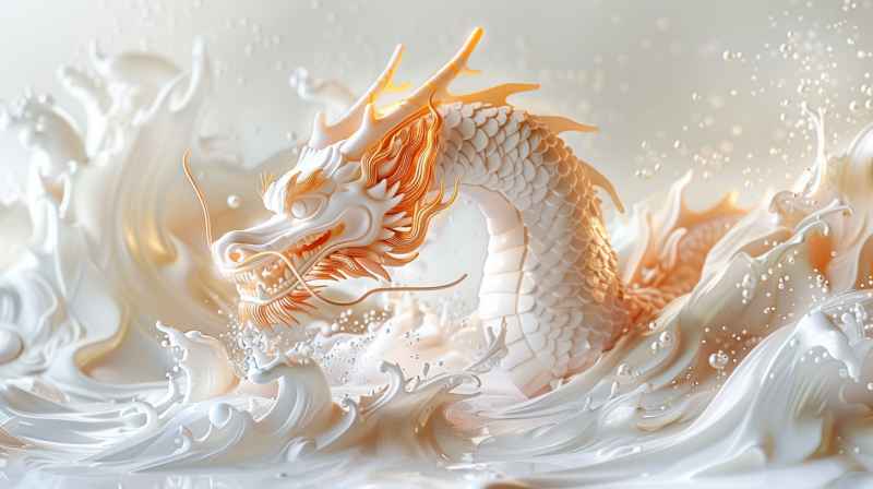鲜艳的龙
