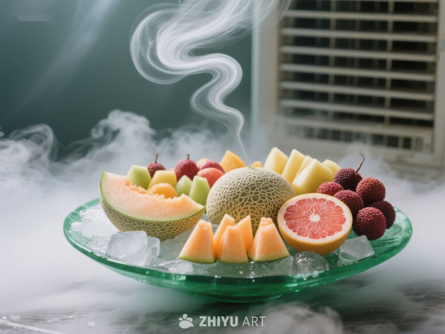 冰镇水果盘，烟雾缭绕 26