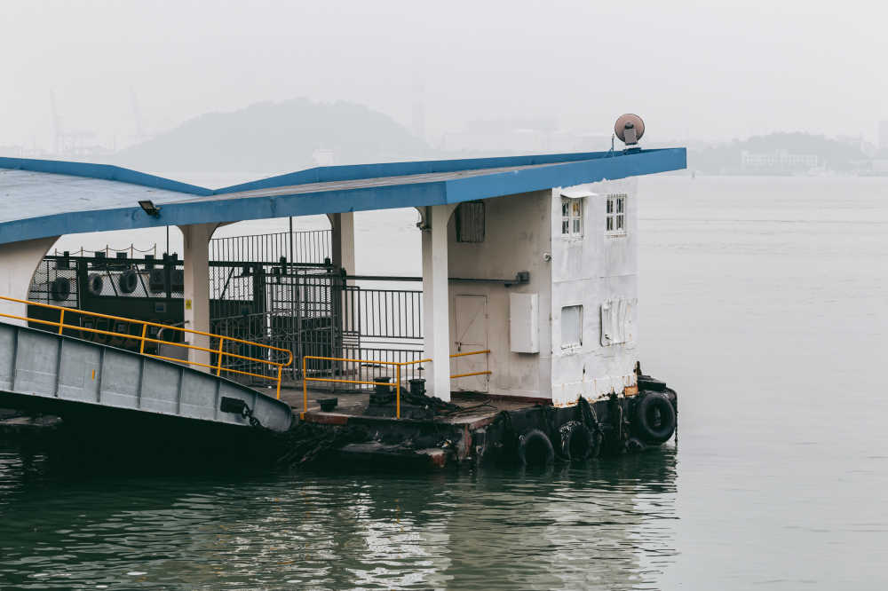 厦门第一码头浓雾