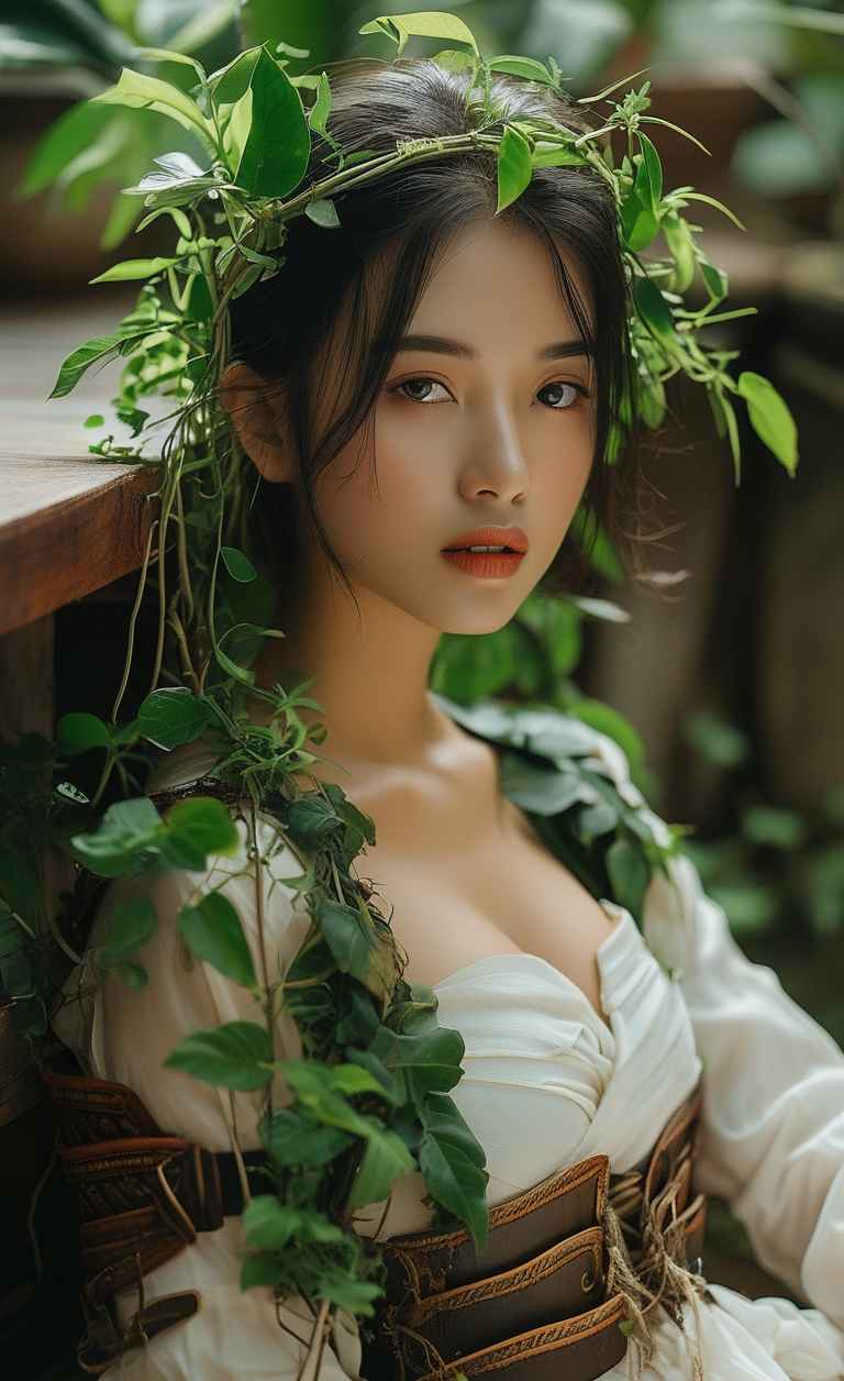 野人美女户外植物 24