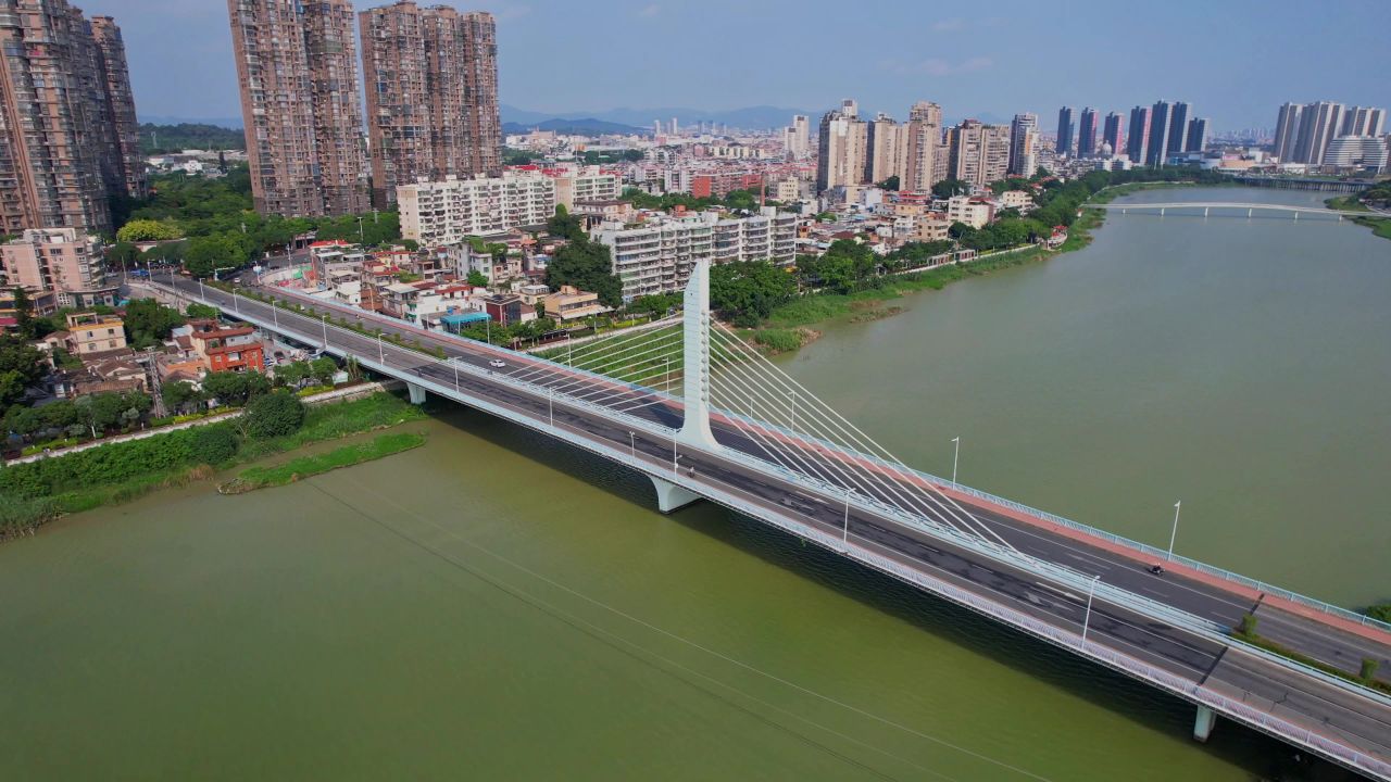 航拍厦门银湖大桥 4