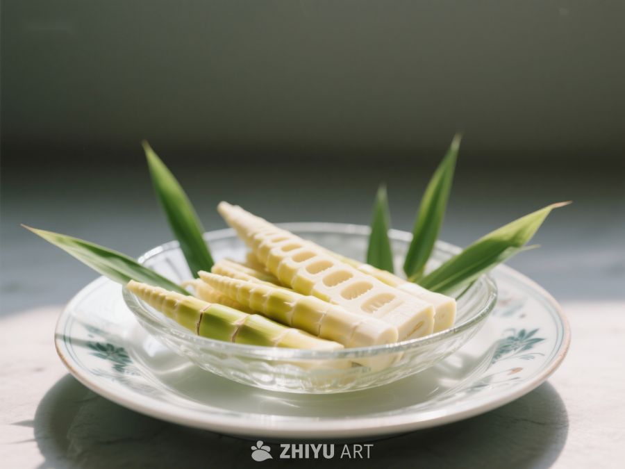 竹笋摆盘，清新自然 637