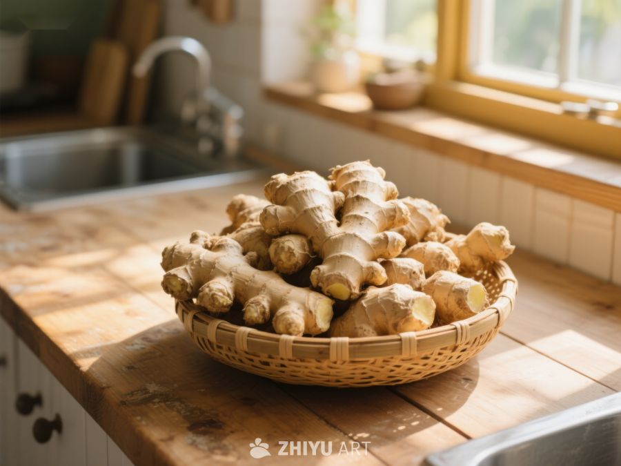 厨房窗边的姜块 50