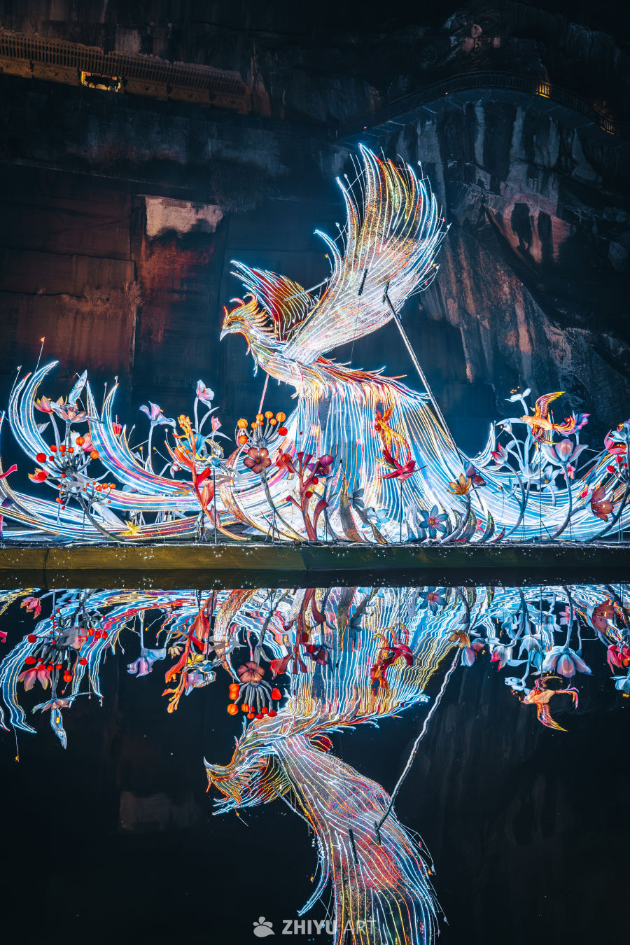 新昌大佛寺灯会