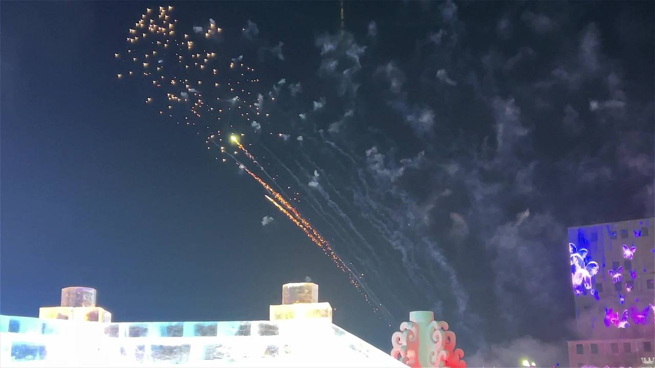夜晚烟花