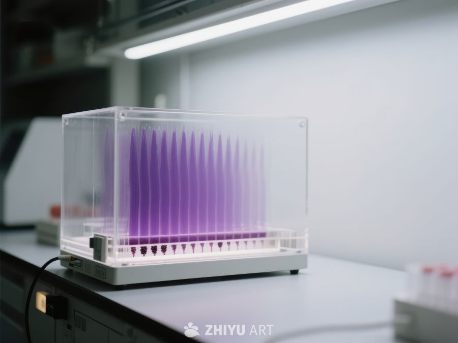实验室中的紫色试剂盒 494