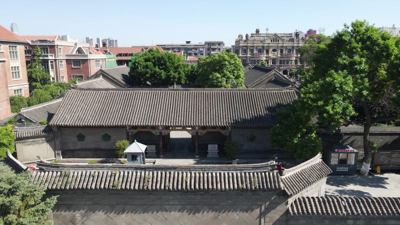 航拍大帅府