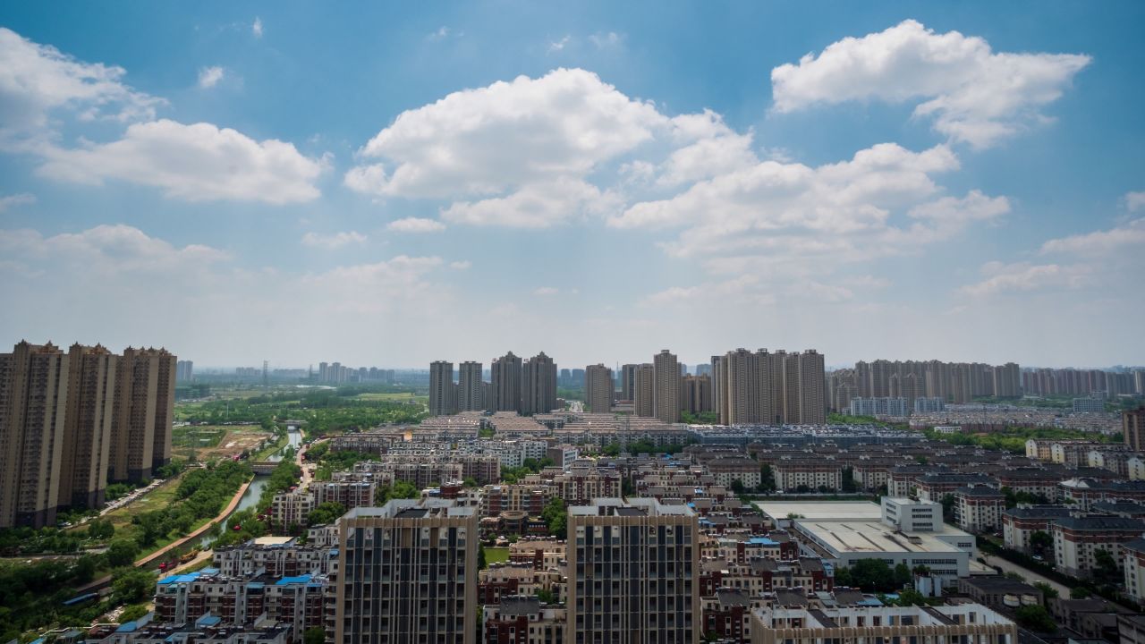 蓝天白云天空乌云天气象风云变幻
