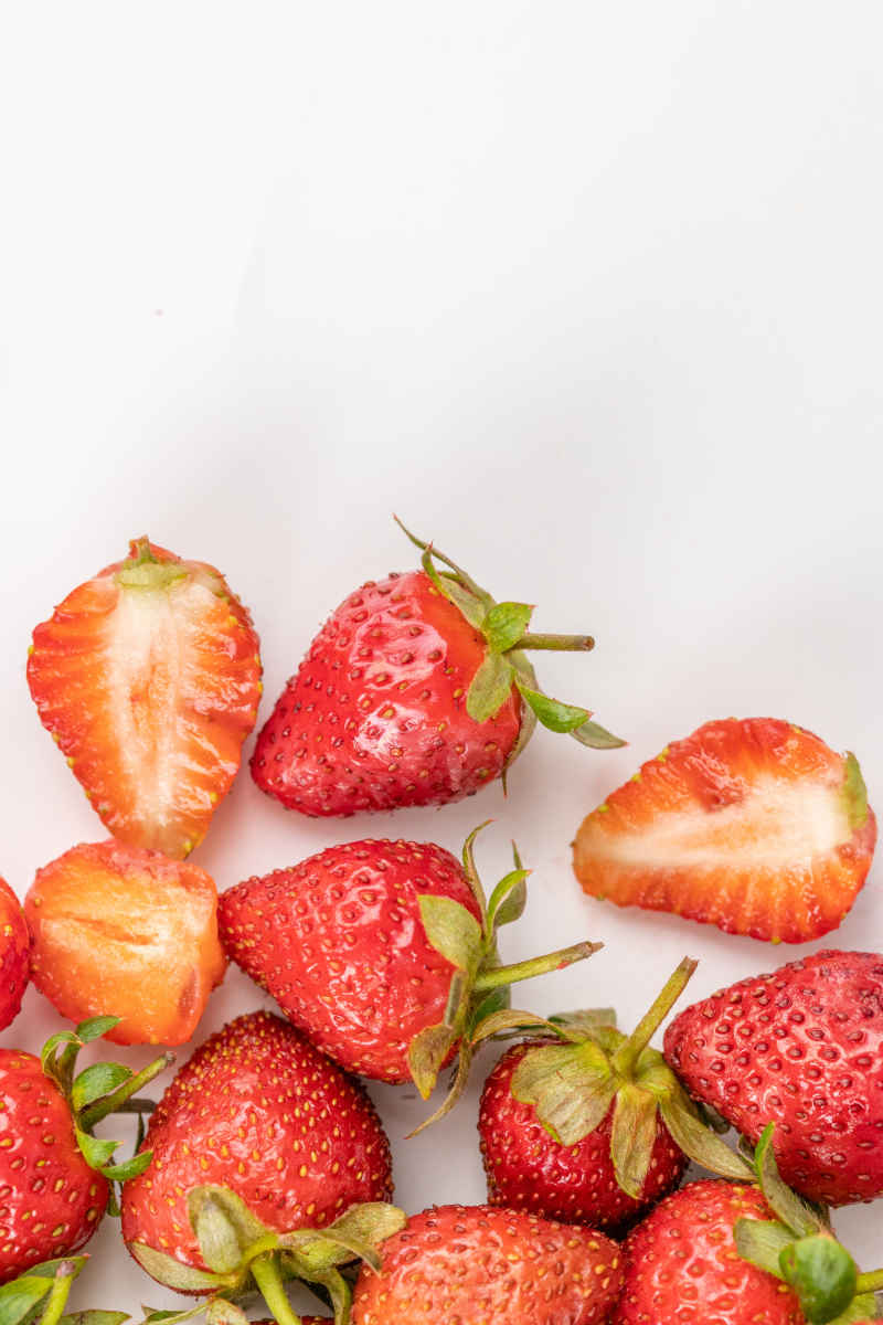 新鲜草莓水果实拍 62
