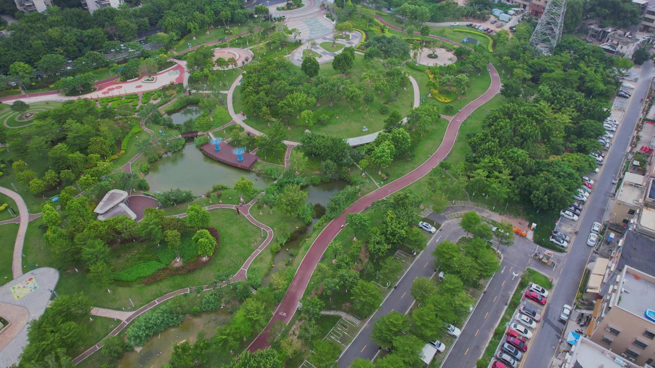航拍厦门雪樵公园 2