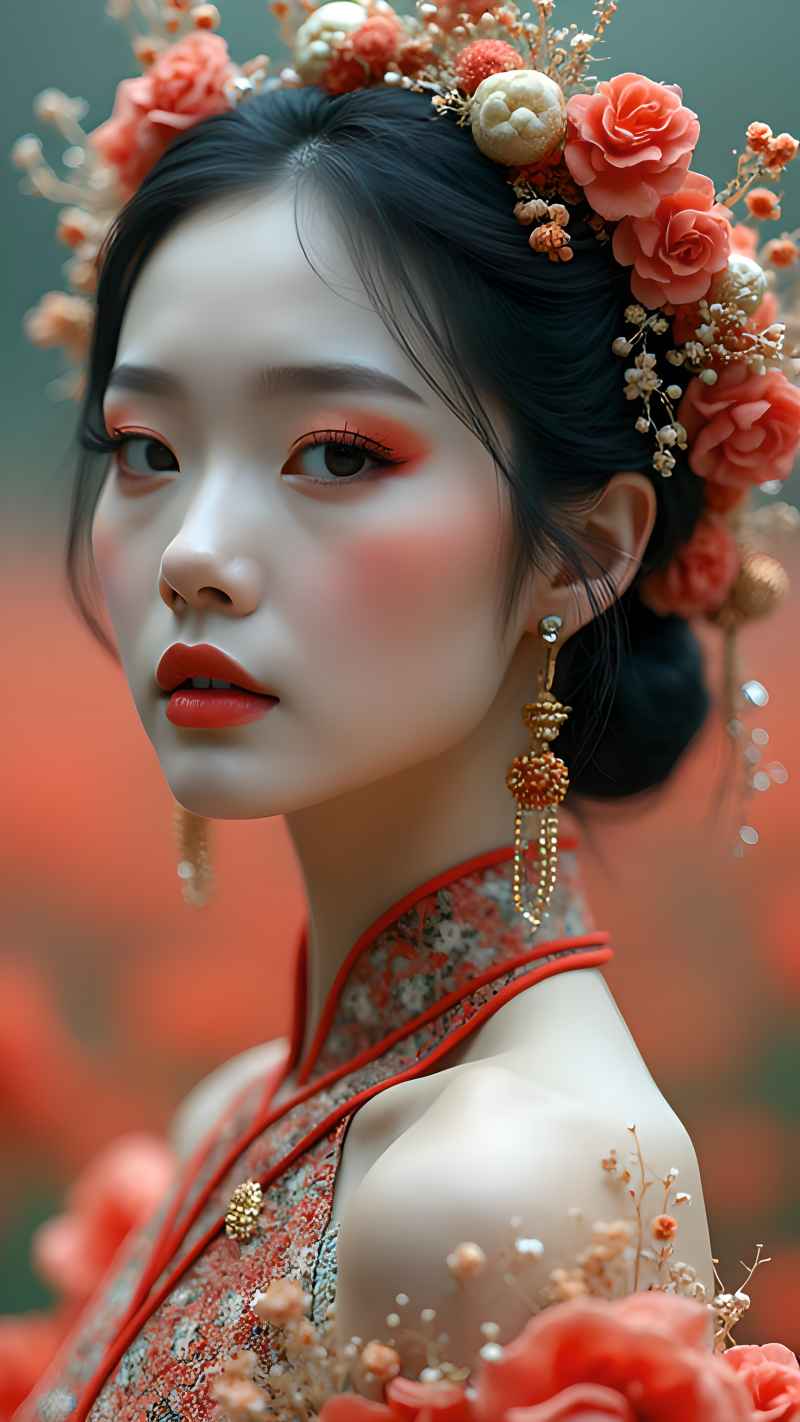 新艺术中式新娘妆 18