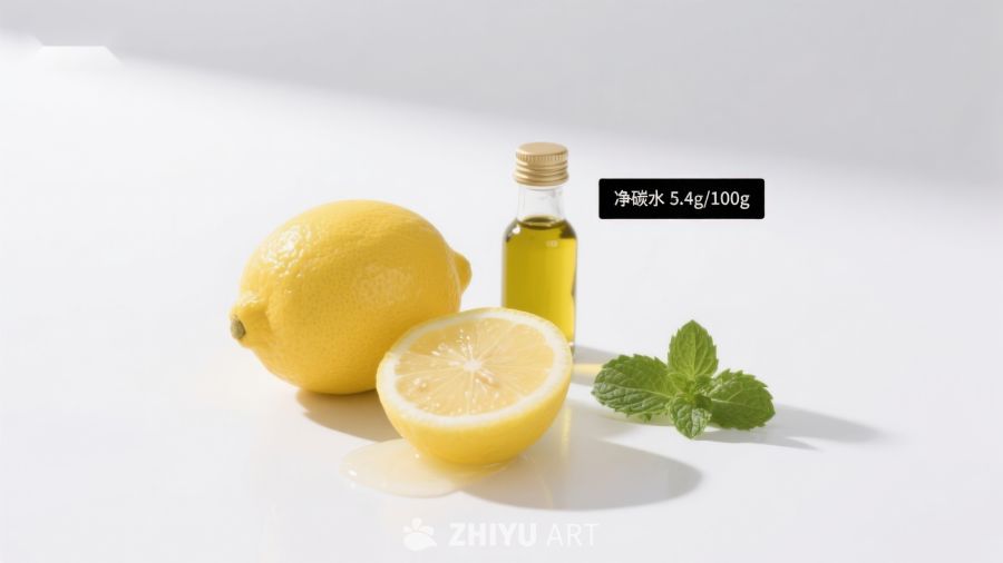 柠檬与精油的清新组合