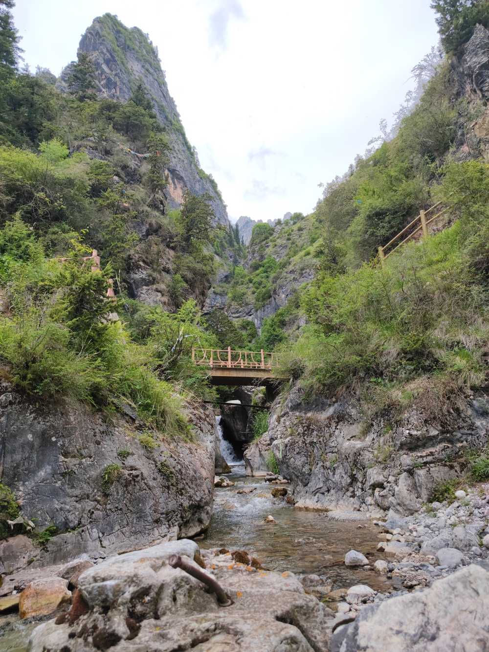 甘南溪水小桥