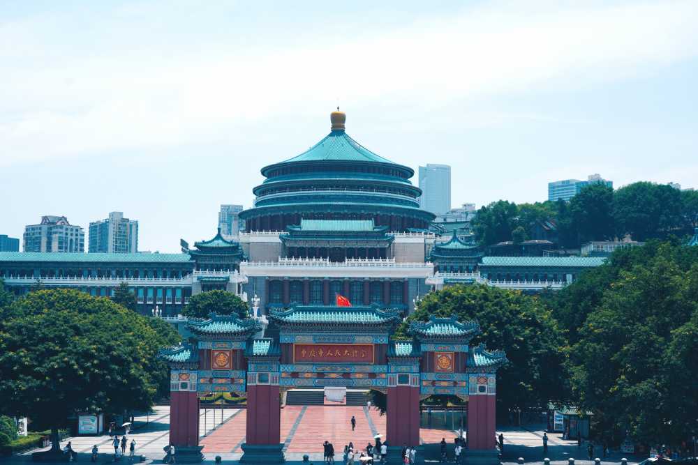 重庆城市建筑-重庆市人民大礼堂
