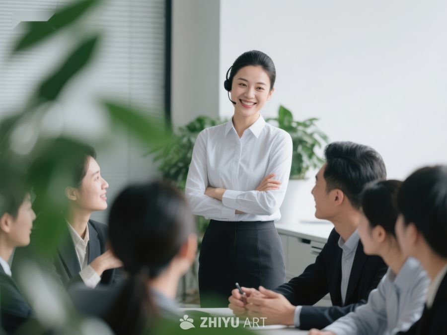 商务会议中的女性领导者 289