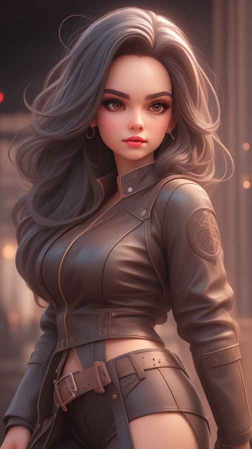美少女皮衣系列