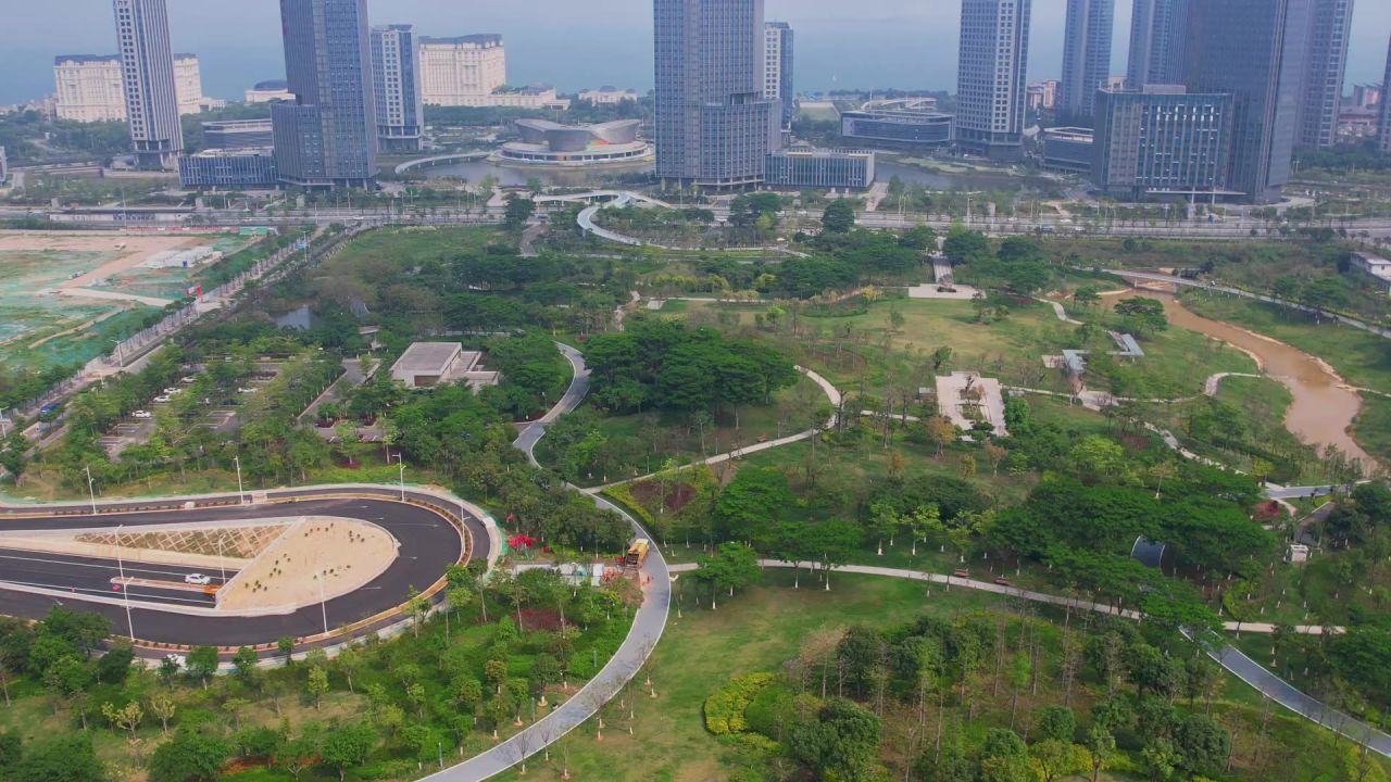 航拍厦门美峰生态公园 5