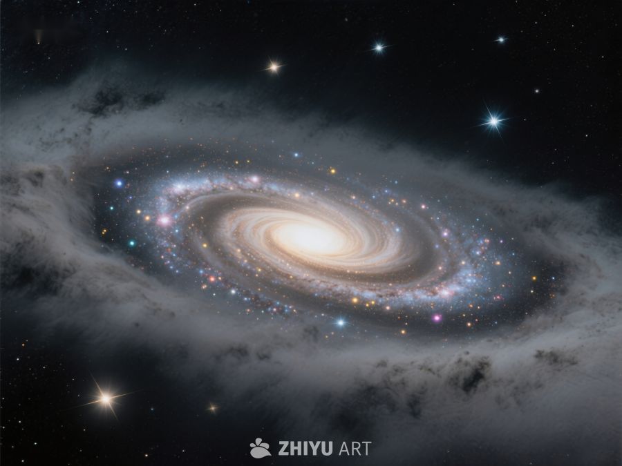 壮丽的螺旋星系 521