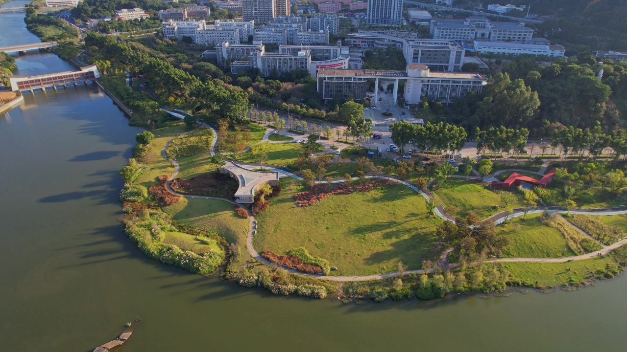 航拍福建理工大学景观 5