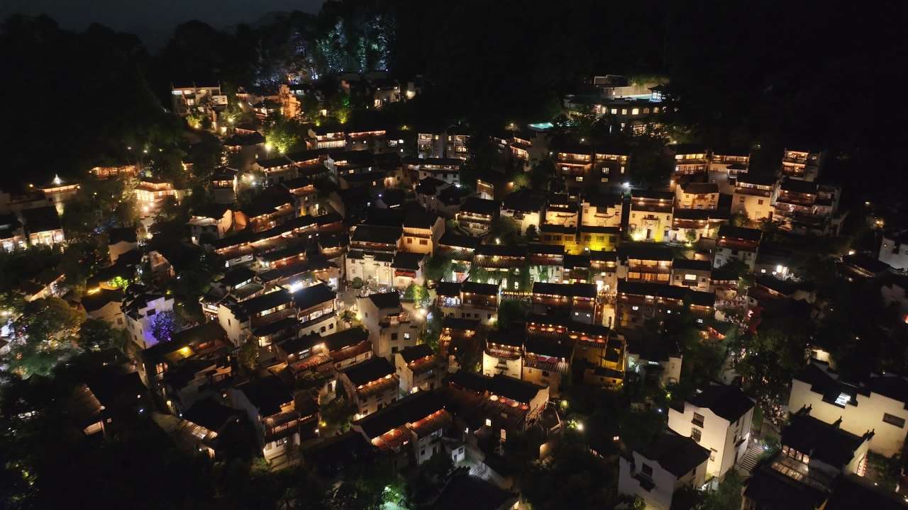 古镇夜色