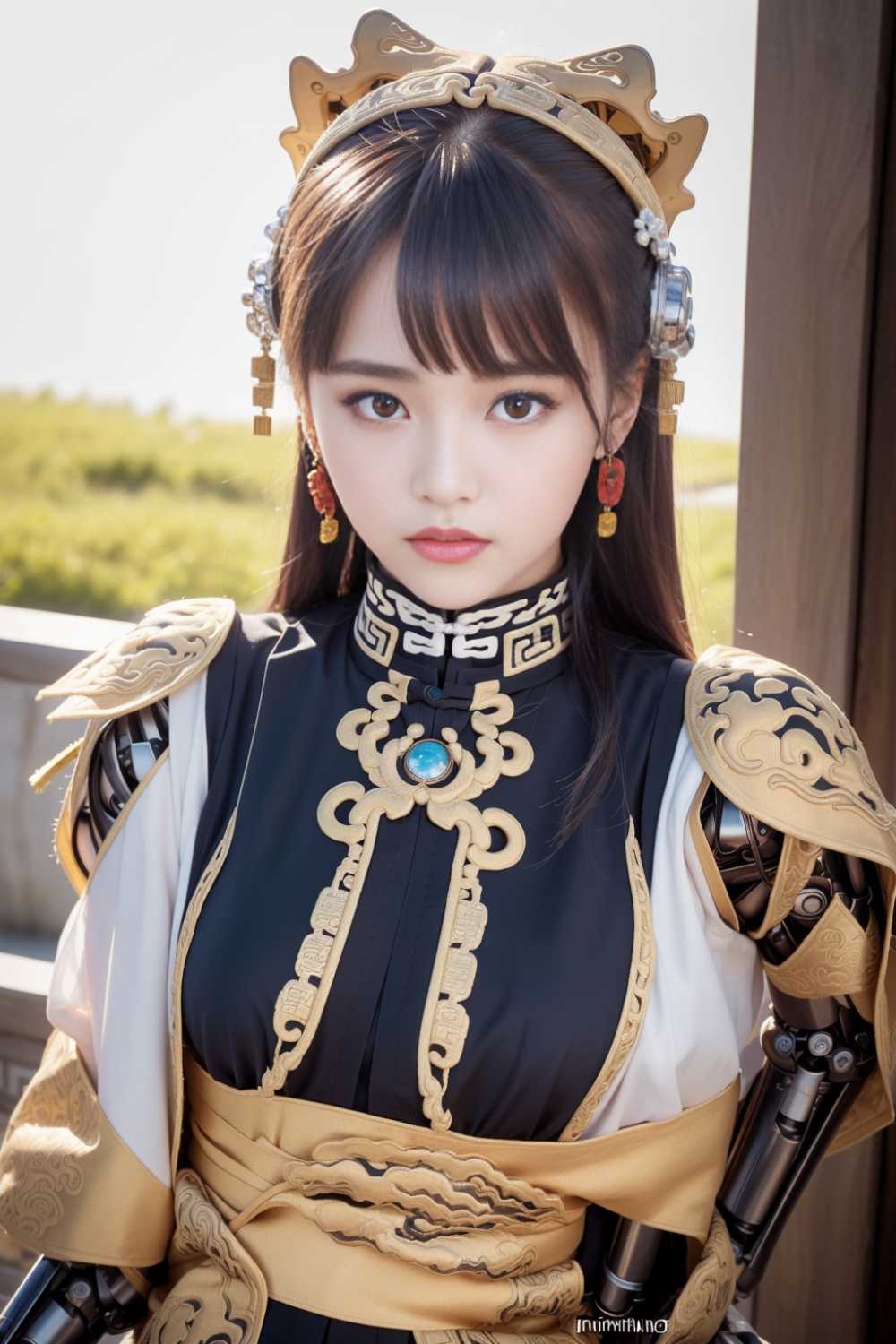 赛博美女