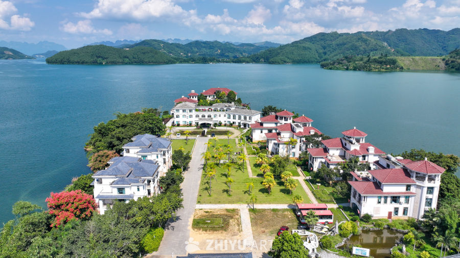 航拍贵州兴义万峰湖 南盘江畔山水 16