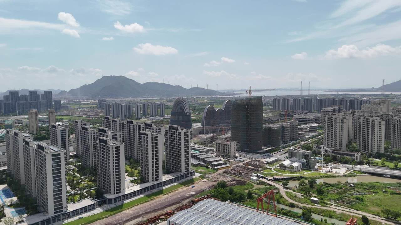 现代都市建设全景