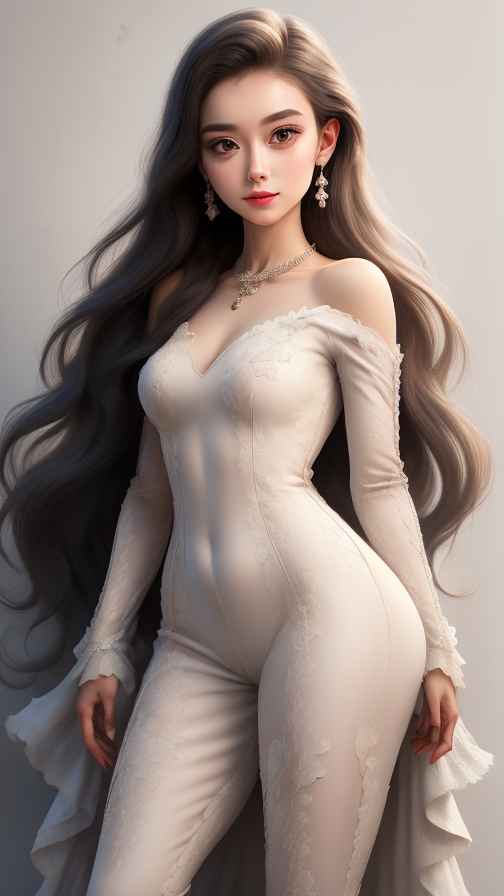 美女身材好看穿什么都好看