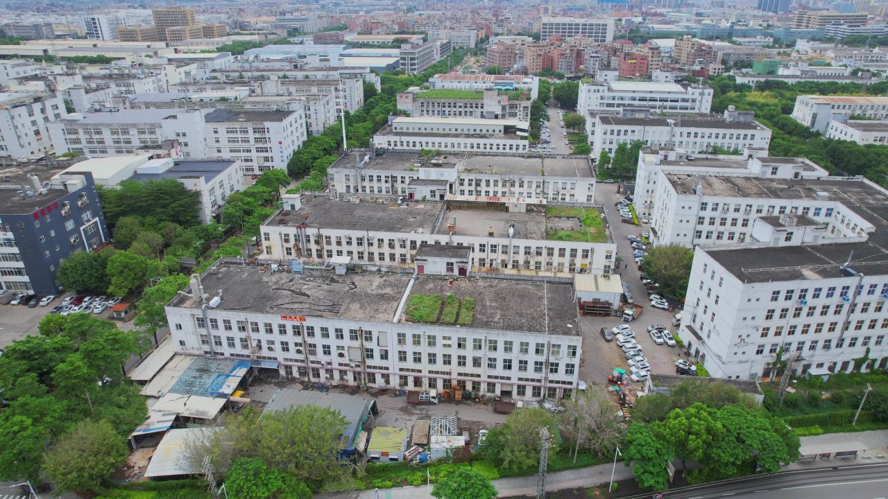 航拍厦门工业集中区